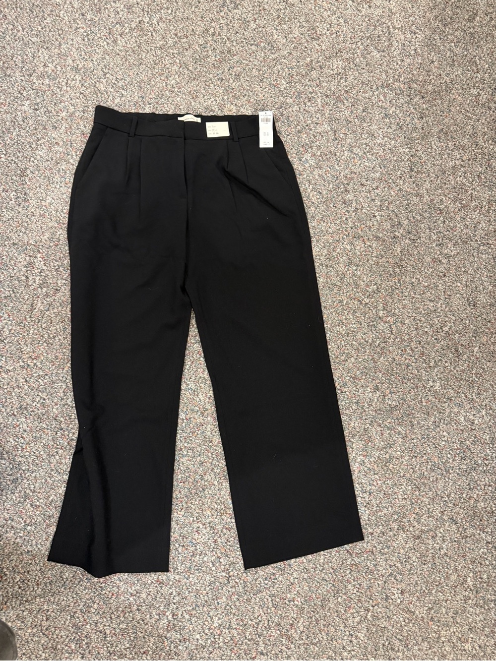 NWT Abercrombie Sloane Low Rise Tailored Wide Leg Pant US12 Long